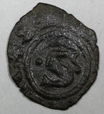 SICILY Italian states Manfred (1258-1266) Billon 1 Denaro 0.49g. (26 660)