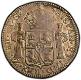 MEXICO War Of Independence ZACATECAS 1817 Zs AG 8 Reales PCGS AU53 TOP KM# 111.5
