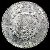 Mexico ESTADOS UNIDOS MEXICANOS Silver 1961 Peso Jose Morelos UNC KM# 459 (724)