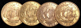 GREAT BRITAIN Elizabeth II 1966 1/2 Penny UNC KM# 896 RANDOM PICK (1 Coin)