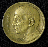 BRAZIL José de Anchieta Aluminum-Bronze 1938 1000 Reis KM# 541 (27 808)