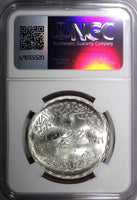 Egypt Silver AH1396 1976 1 Pound NGC MS65 Reopening of Suez Canal KM# 454 (017)