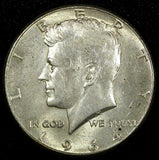 United States Silver 1964 Kennedy Half Dollar aUNC-UNC AR-90% 12.5g. KM# 202(12)