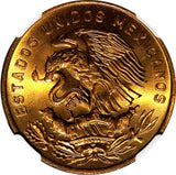 MEXICO Bronze 1960 Mo 20 Centavos NGC MS66 RD NICE FULL RED BU KM# 440 (006)