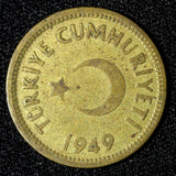 Turkey Brass 1949 25 Kurus KM# 886 (28 667)