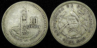 GUATEMALA Silver 1949 10 Centavos Guatemala Mintage-281,000 KM# 256.1 (24 598)