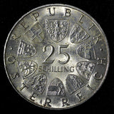 Austria Maria Theresia Silver 1967 25 Schilling UNC KM# 2901 (28 602)
