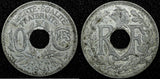 FRANCE  Lindauer Zinc 1941 10 Centimes WWII Issue XF KM# 896 (24 937)