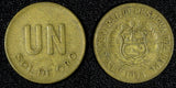 PERU 1975 Sol de Oro large Type Philadelphia Mint  KM# 266.1  (30 132)