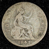 Great Britain Victoria Silver 1841 4 Pence BETTER DATE Mint-344.500 KM# 731.1