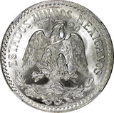 Mexico ESTADOS UNIDOS Silver 1944 M 50 Centavos NGC MS66+ GEM BU KM# 447 (045)