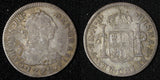 Mexico SPANISH COLONY Silver 1772 Mo FM 2 Reales Inverted Error SCARCE KM# 88.1
