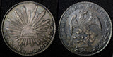 MEXICO Silver 1881 Mo MH 8 Reales Radiant cap Dark toned KM# 377.10 (27 552)