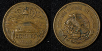 Mexico ESTADOS UNIDOS MEXICANOS Bronze 1943 20 Centavos 1st Year  KM# 439 (581)