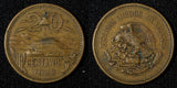 Mexico ESTADOS UNIDOS MEXICANOS Bronze 1943 20 Centavos 1st Year  KM# 439 (581)