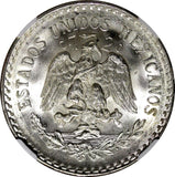Mexico ESTADOS UNIDOS MEXICANOS Silver 1944 M 1 Peso NGC MS67 GEM BU KM# 455 (1)