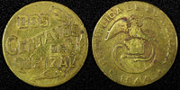 GUATEMALA Brass  1944  2 Centavos San Francisco Mint KM# 252 (24 674)