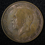 Great Britain George V Bronze 1936 1 Penny KM# 838  (23 920)