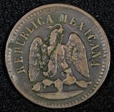 Mexico Copper 1895 Mo 1 Centavo Mexico City Mint KM# 391.6 (27 376)