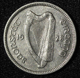 Ireland Republic 1928 3 Pence Seated Hare 1st Year Type KM# 4 (28 230)