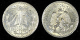 MEXICO Silver 1935 10 Centavos aUNC/UNC AR-0.720 Last Year Type  KM# 431 (369)