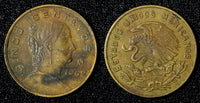 MEXICO Bronze 1962 Mo 5 Centavos Large type KM# 426 (27 909)