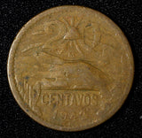 Mexico ESTADOS UNIDOS MEXICANOS Bronze 1943 20 Centavos 1st Year  KM# 439 (579)
