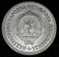 Yugoslavia Aluminum 1953 5 Dinara 1 Year Type 	24.6 mm KM# 32 (24 542)