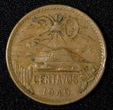 Mexico ESTADOS UNIDOS MEXICANOS Bronze 1946 Mo 20 Centavos  KM# 439 (27 589)
