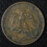 MEXICO  Bronze 1925 Mo 2 Centavos KM# 419 (27 890)