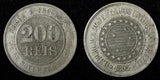 BRAZIL Copper-Nickel 1895 200 Reis 32 mm  KM# 493 (27 819)
