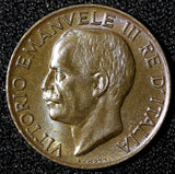ITALY Vittorio Emanuele III  Bronze 1934 R 5 Centesimi ch.UNC KM# 59 (28 249)