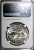 Egypt Silver AH1396 1976 1 Pound NGC MS65 Reopening of Suez Canal KM# 454 (031)