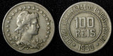 BRAZIL Copper-Nickel 1930 100 Reis Rio de Janeiro Mint KM# 518 (27 783)