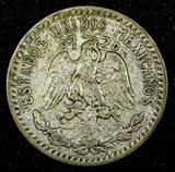 MEXICO Silver 1934 Mo  20 Centavos  Toned KM# 438 (27 052)