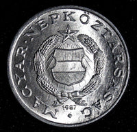 HUNGARY Aluminum 1987 1 Forint UNC KM# 575 (27 705)