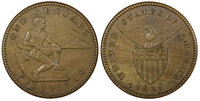 Philippines Bronze 1914 S  1 Centavo US Mint  KM# 163 (24 382)