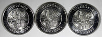 ICELAND 1996 5 Krónur Dolphins Magnetic GEM BU KM# 28a RANDOM PICK (1 COIN ) (9)