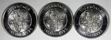ICELAND 1996 5 Krónur Dolphins Magnetic GEM BU KM# 28a RANDOM PICK (1 COIN ) (9)