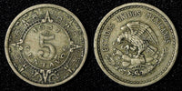 Mexico ESTADOS UNIDOS MEXICANOS 1937 5 Centavos KM# 423 (27 820)