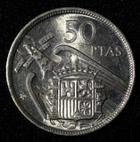 SPAIN Francisco Franco 1957 (60) 50 Pesetas UNC KM# 788 (30 088)