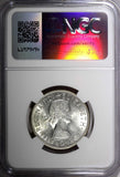 Australia Silver 1954 Florin NGC MS62 Royal Visit of Elizabeth II KM# 55 (021)