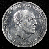 Spain Francisco Franco Aluminum 1966 (73) 50 Centimos KM# 795  (24 093)