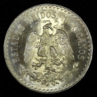 Mexico ESTADOS UNIDOS MEXICANOS Silver 1933 M Peso GEM BU KM# 455 (27 373)