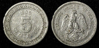 Mexico ESTADOS UNIDOS MEXICANOS 1905 M 5 Centavos 1st Year SCARCE KM# 421 (483)