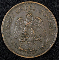 MEXICO ESTADOS UNIDOS MEXICANOS Bronze 1906 2 Centavos XF Toned KM# 419 (27 170)