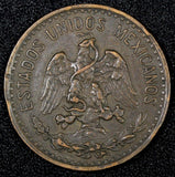 MEXICO ESTADOS UNIDOS MEXICANOS Bronze 1906 2 Centavos XF Toned KM# 419 (27 170)