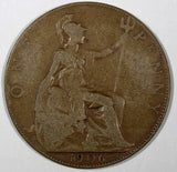 Great Britain Edward VII Bronze 1906 1 Penny KM# 794.2 (28 193)