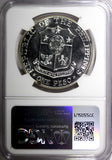 Philippines Silver PROOF LIKE 1967 Peso Bataan Day NGC PL66 	38.1 mm KM# 195 (6)