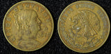MEXICO Bronze 1960 Mo 5 Centavos Large type XF KM# 426 (27 907)